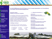 Tablet Screenshot of geobayern.de